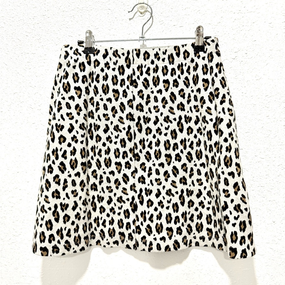 LOFT Animal Print A-Line mini Skirt S